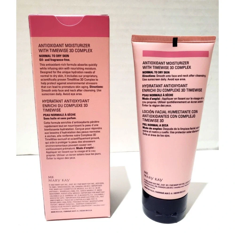 MARY KAY Moisturizer Unisex 3 fl oz Pink New TimeWise Antioxidant‎ Hydrating